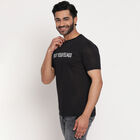 Round Neck T-Shirt, Black, small image number null