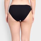 Ladies' 100% Cotton Panty, काला, small image number null
