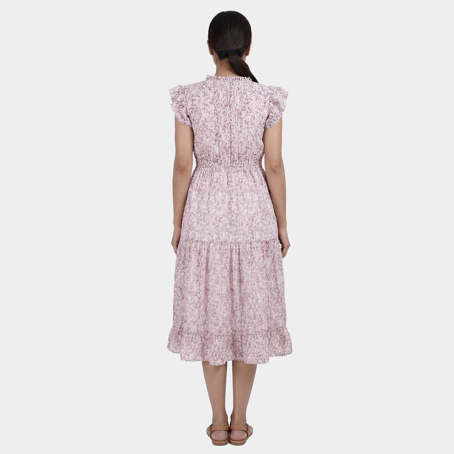 Women's Red A-Line Dress, Red, large