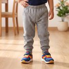 Boys' Grey Long Johns Thermal, मिश्रित हल्का ग्रे, small