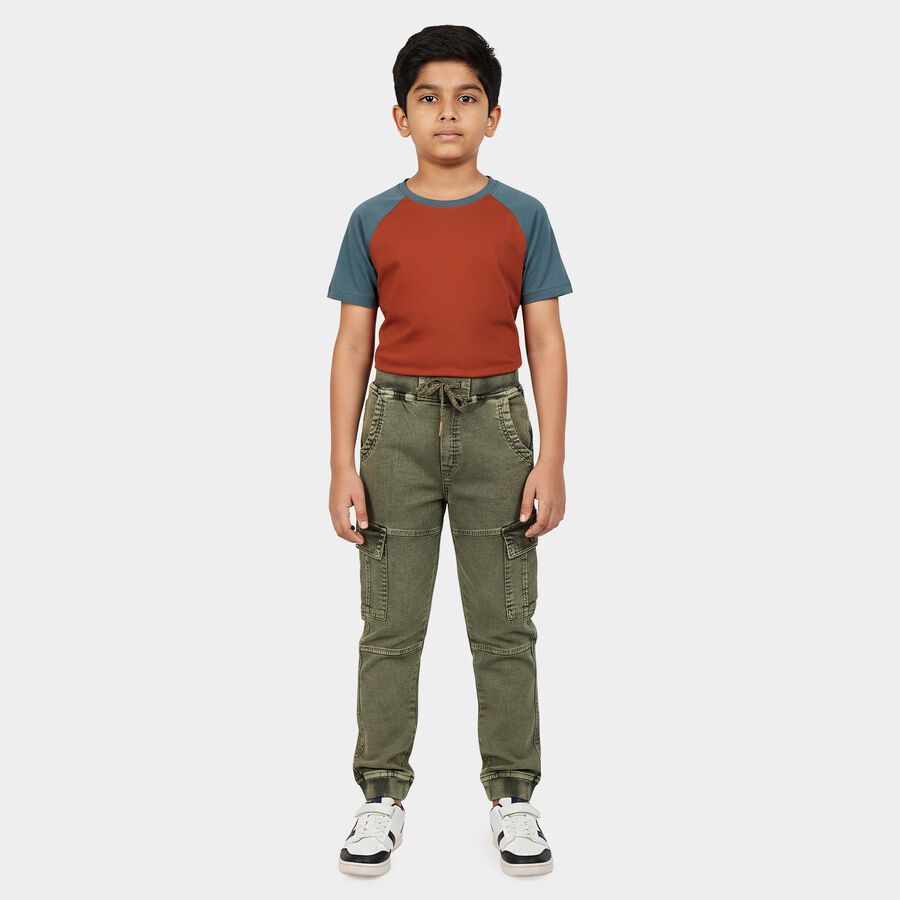 Boys' Trouser, Olive, large