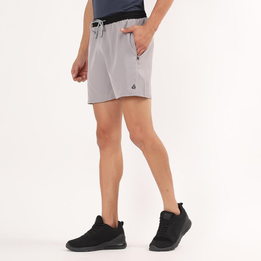 Men's Light Grey Regular Fit Active Bermuda Shorts, Light Grey, large image number null