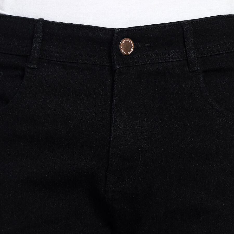 Men's Skinny Jeans, Black, large image number null