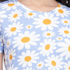 All Over Print Round Neck T-Shirt, Light Blue, small image number null