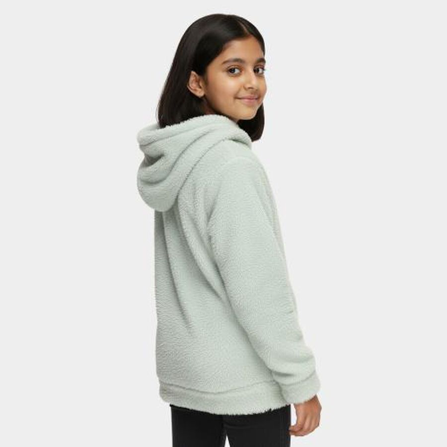 Girls' Sweatshirt, Light Green, large image number null