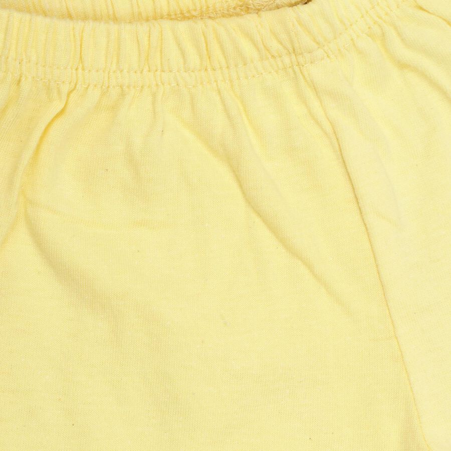 Infant Girls' 100% Cotton Short Set , Yellow, large image number null