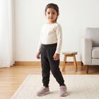Girls Dark Grey Long Johns Thermal, Dark Grey, small