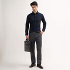Men's Formal Shirt, Navy Blue, small image number null