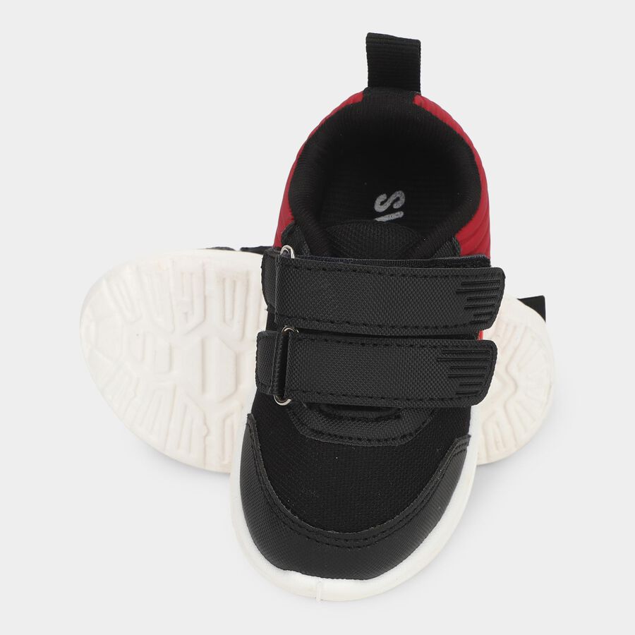 Boys' Lace Up Shoes, Black, large image number null