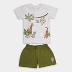 Infants' 100% Cotton Baba Suit, ओलिव, small