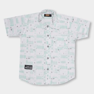 Boys' 100% Cotton Casual Shirt 