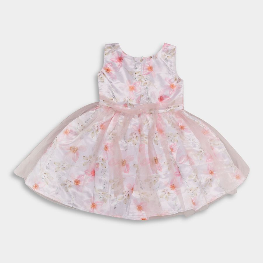 Girls' Frock , हल्का गुलाबी, large image number null