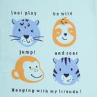 Infants' 100% Cotton Vest , Aqua, small
