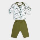 Infants' 100% Cotton Baba Suit , ओलिव, small image number null