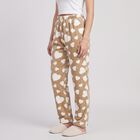 Women's Light Grey Regular Fit Heart Printed Pyjama, हल्का ग्रे, small