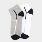 Men's Socks (Pack of 2), White, small