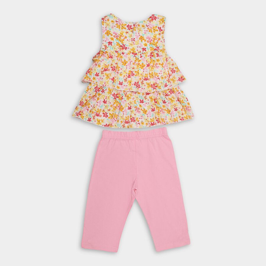 Girls' Capri Set , White, large image number null