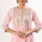 Ladies' Ethnic Set, Light Pink, small image number null