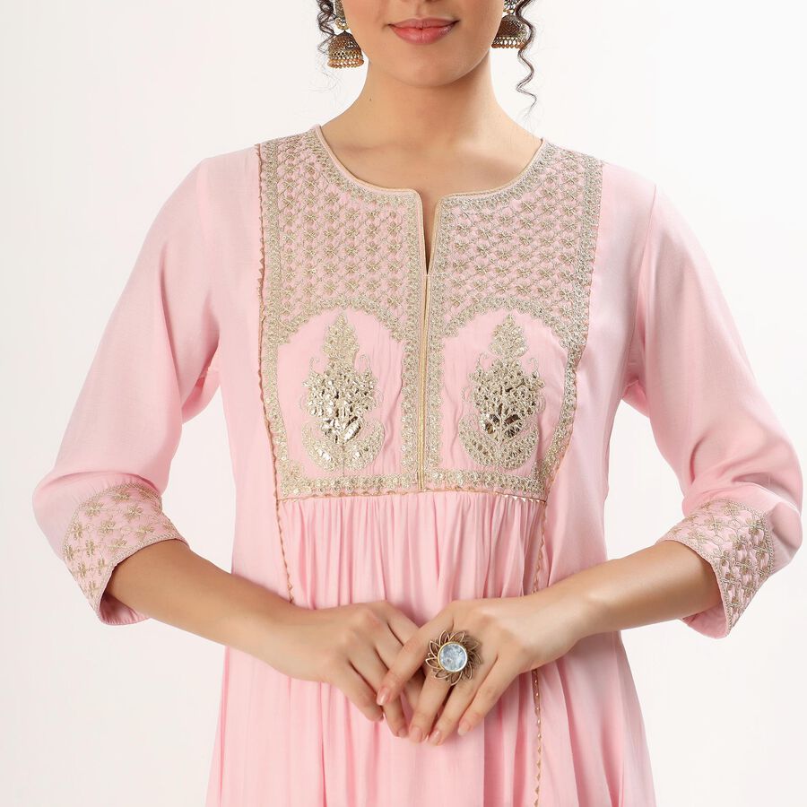 Ladies' Ethnic Set, Light Pink, large image number null