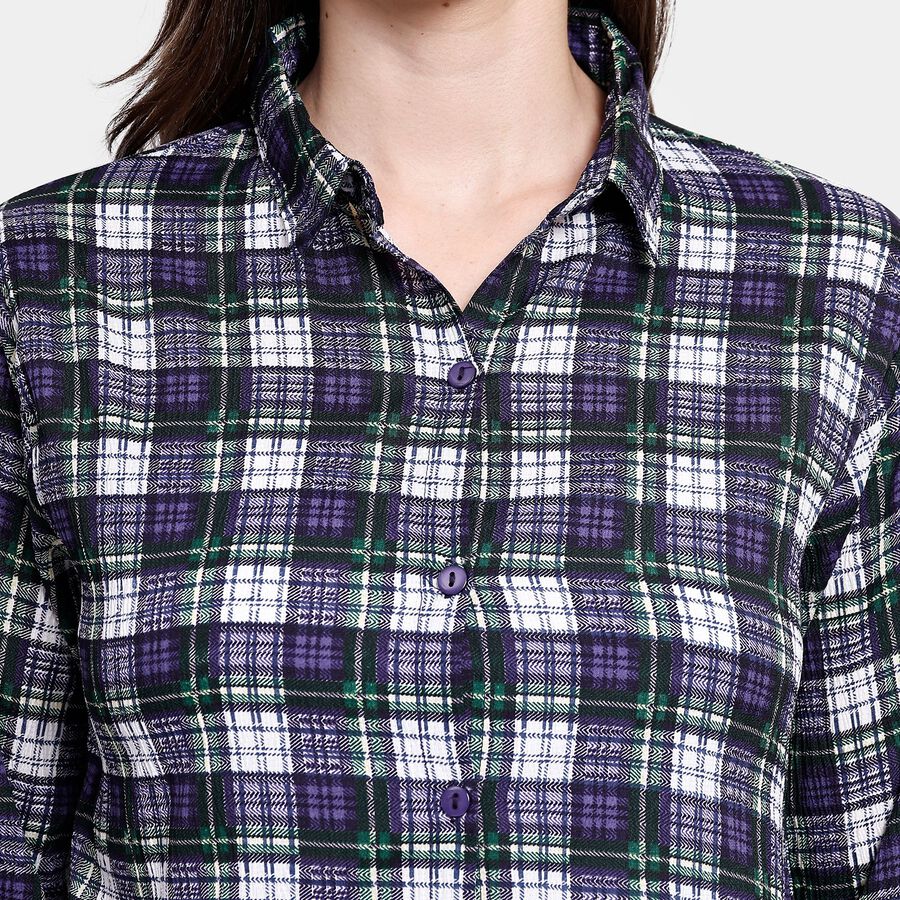 Ladies' Shirt, गहरा हरा, large image number null