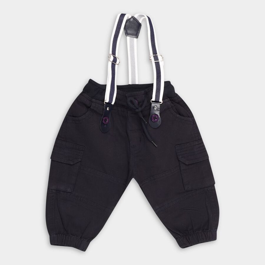 Infants' Cotton Trousers, नेवी ब्लू, large image number null