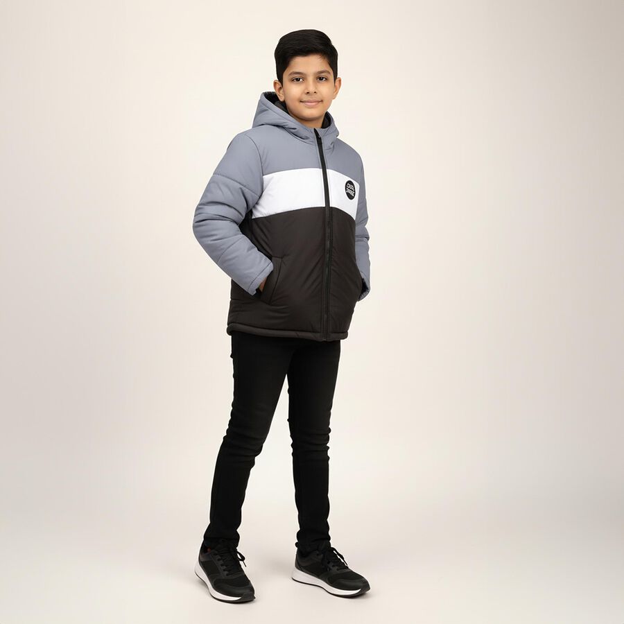Boys' Jacket, Light Blue, large image number null