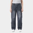 Women's Light Grey Skinny Fit High-Rise Jeans, Light Grey, small