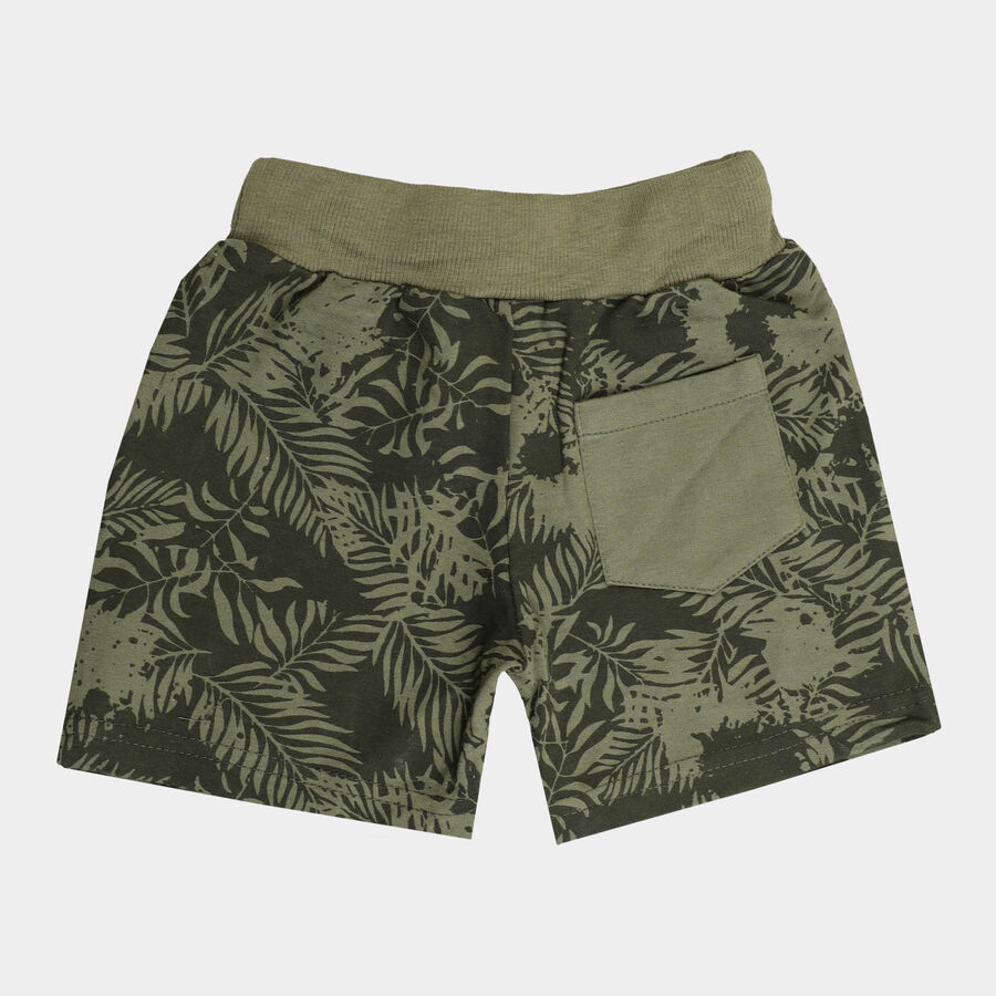 Boys All Over Print Bermuda, Olive, large image number null
