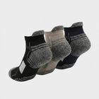 Men's Ankle Length Pack of 3 Socks ( Grey, Black, Navy ), नेवी ब्लू, small