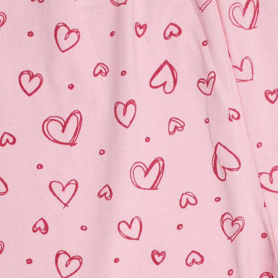 Girls' Pyjamas , हल्का गुलाबी, large image number null