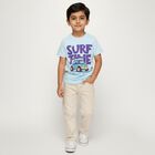 Boys' 100% Cotton Half Sleeves T-Shirt, Light Blue, small image number null
