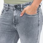 Men's Slim Fit Jeans, Light Grey, small