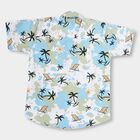 Boys' 100% Cotton Casual Shirt, Light Blue, small image number null