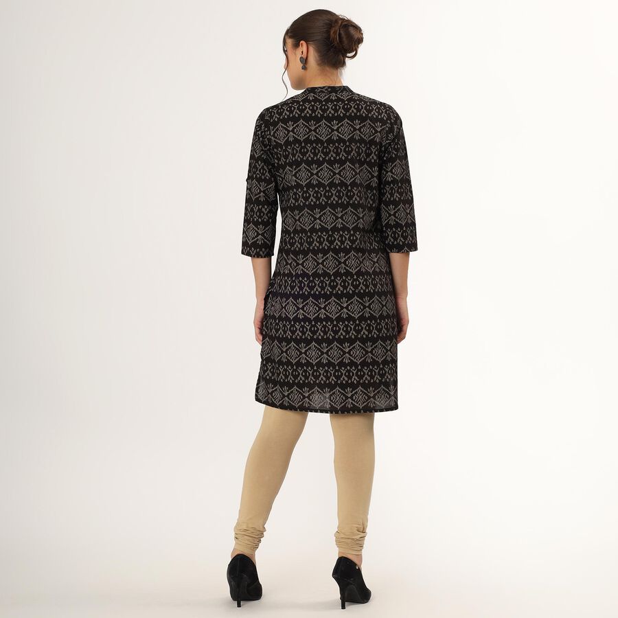 Ladies' 100% Cotton Kurta , Black, large image number null