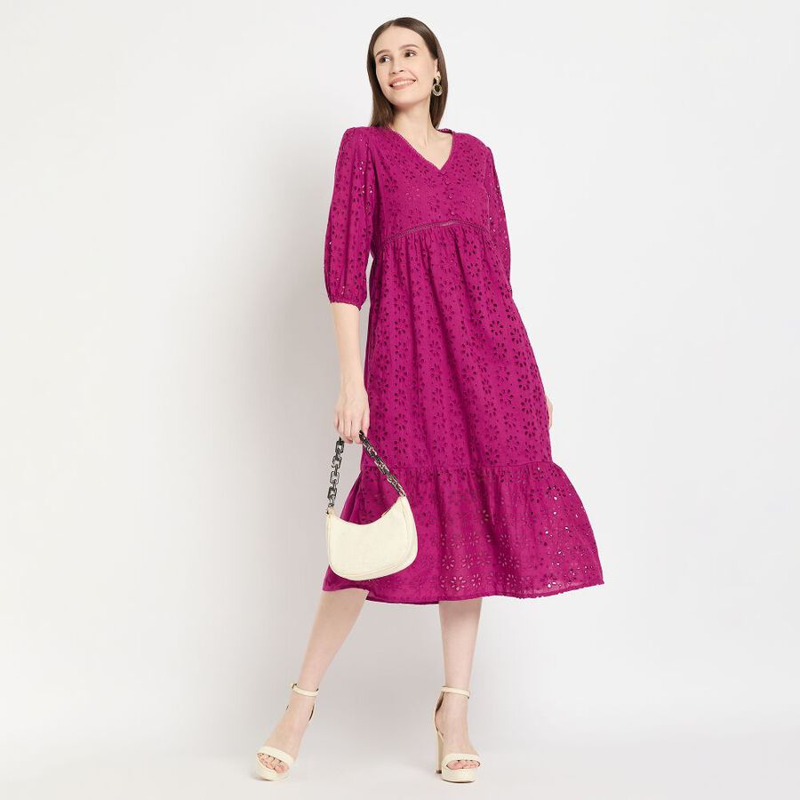 Ladies' Dress, Purple, large image number null