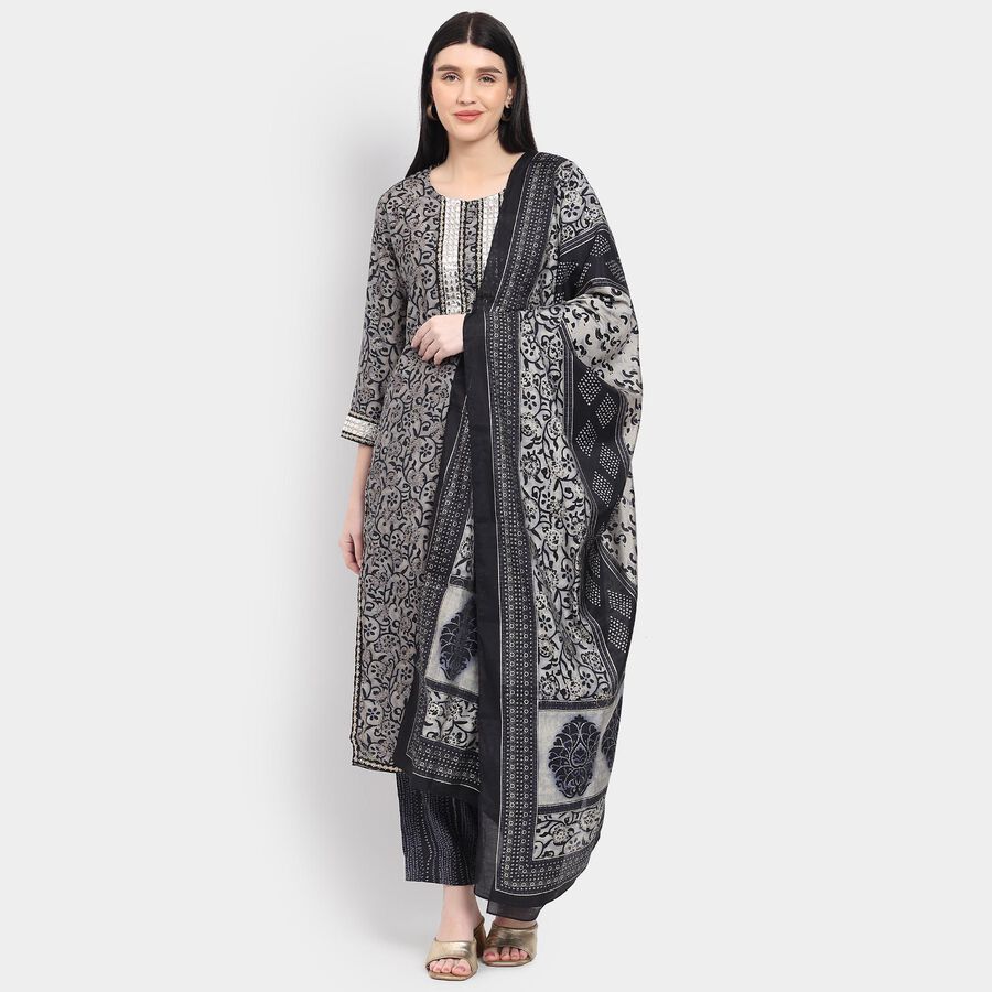 Ladies' Ethnic Set, काला, large image number null