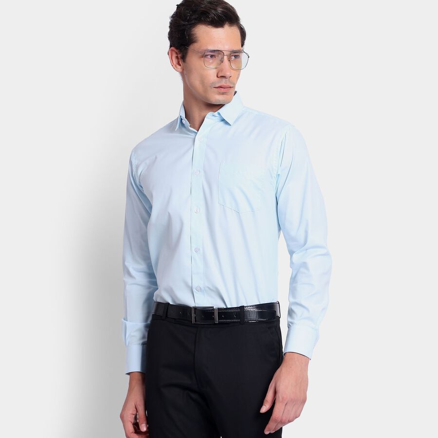 Men's Formal Shirt, एक्वा, large image number null
