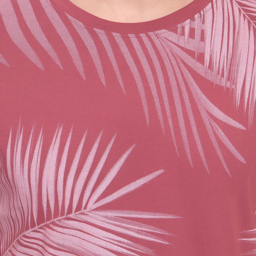 Men's 100% Cotton Round Neck Half Sleeves T-Shirt, Light Pink, large