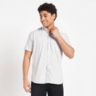 Cotton Printed Casual Shirt, Light Grey, small image number null