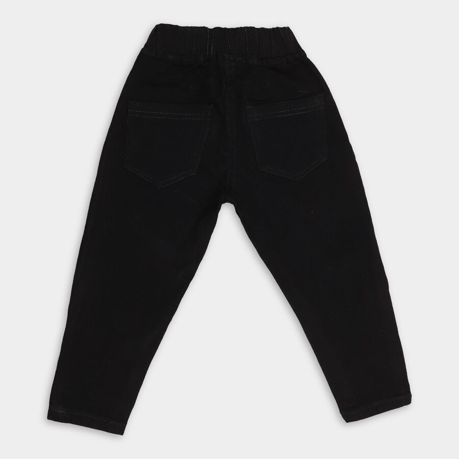 Girls' Jeans , काला, large image number null
