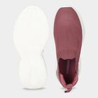 Women's Pink Slip-On Sneakers, गुलाबी, small