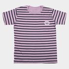 Boys Lilac Round Neck Casual Boys T-Shirt, लाइलेक, small