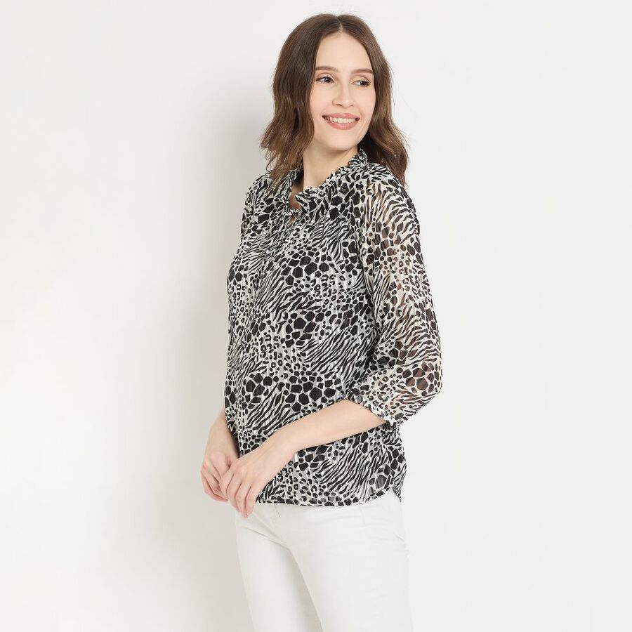 Ladies' Top, Black, large image number null