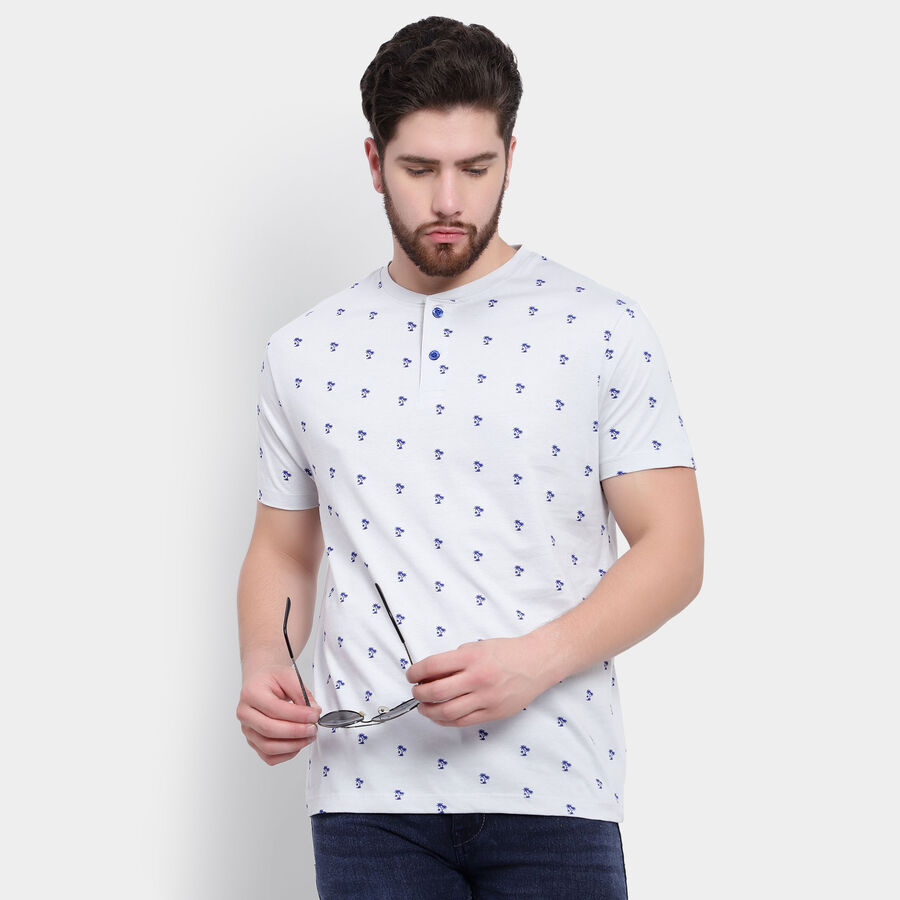 Henley T-Shirt, Light Grey, large image number null