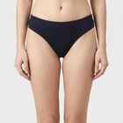 Women's Navy Blue Regular Fit Solid Panty, Navy Blue, small