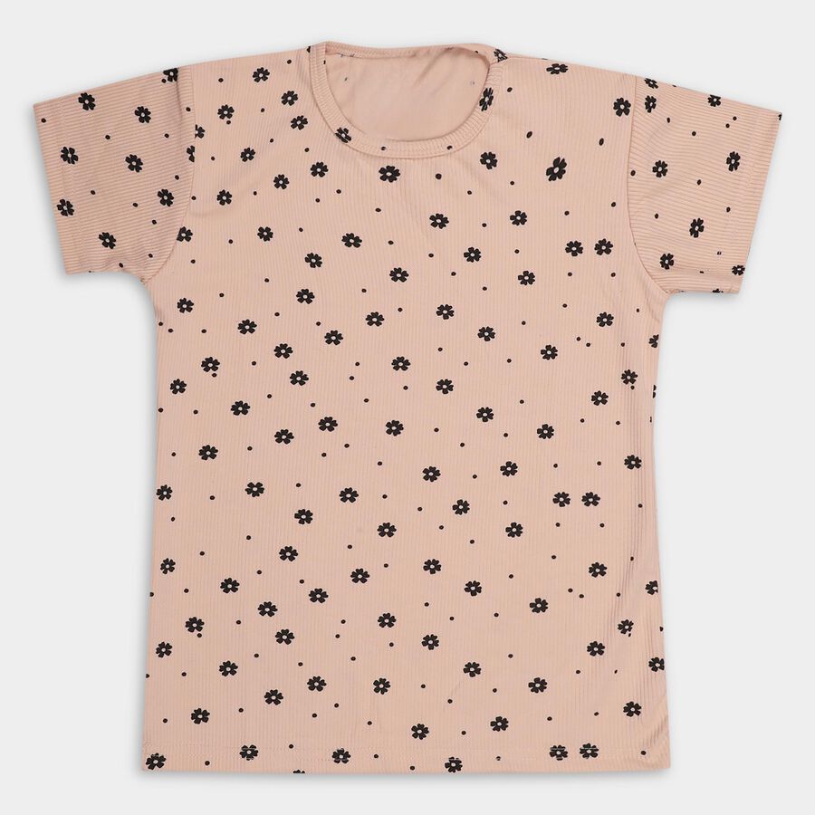 Girls' T-Shirt, Peach, large image number null