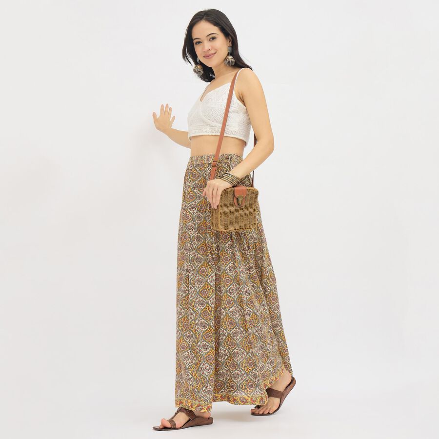 Ladies' Lehenga Skirt, Beige, large image number null