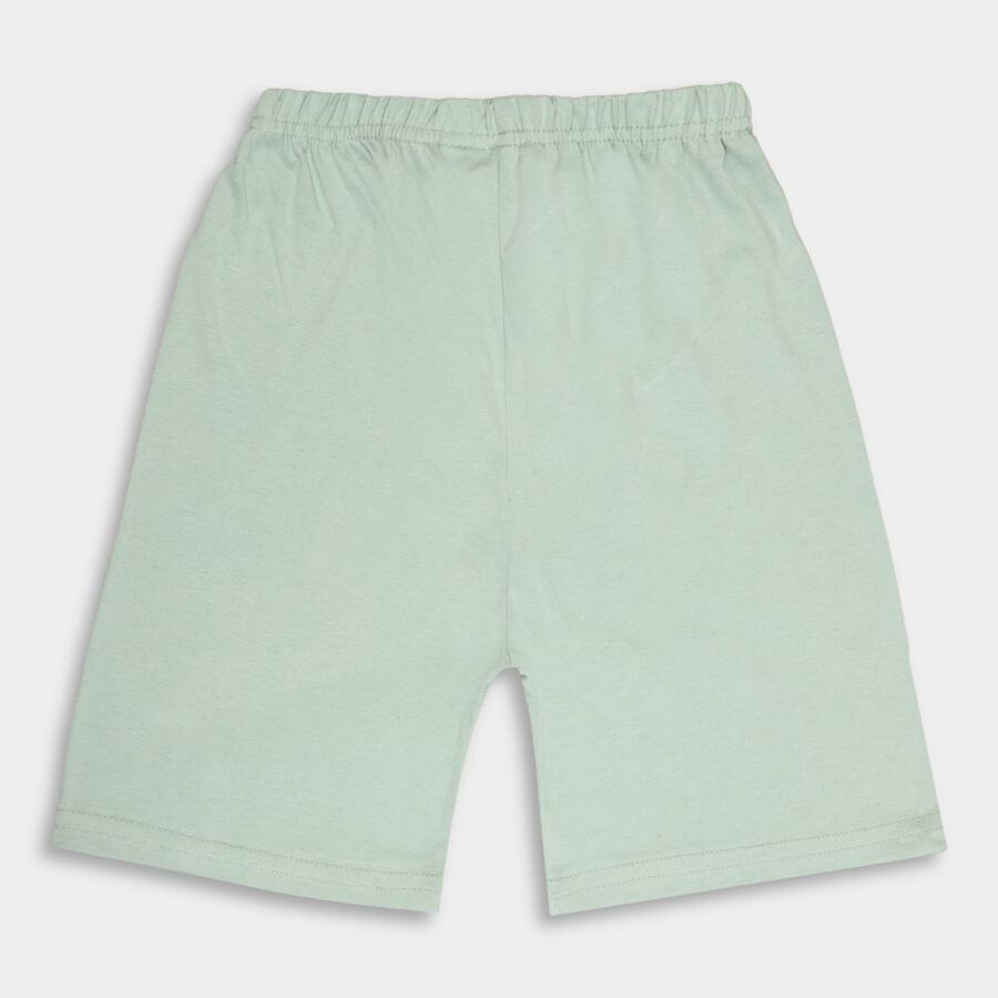 Boys Solid Bermuda, Light Green, large image number null