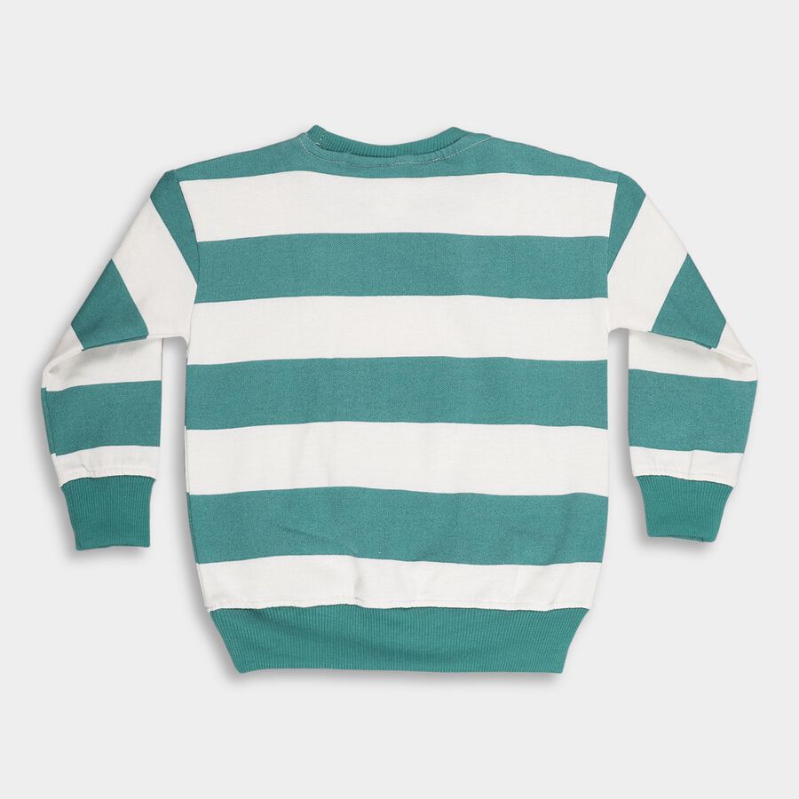 Boys' Sweatshirt, Dark Green, large image number null