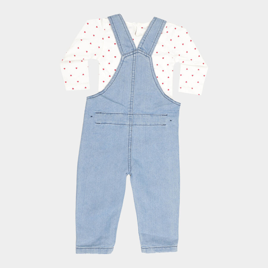 Infants Round Neck Hipster Set, Off White, large image number null